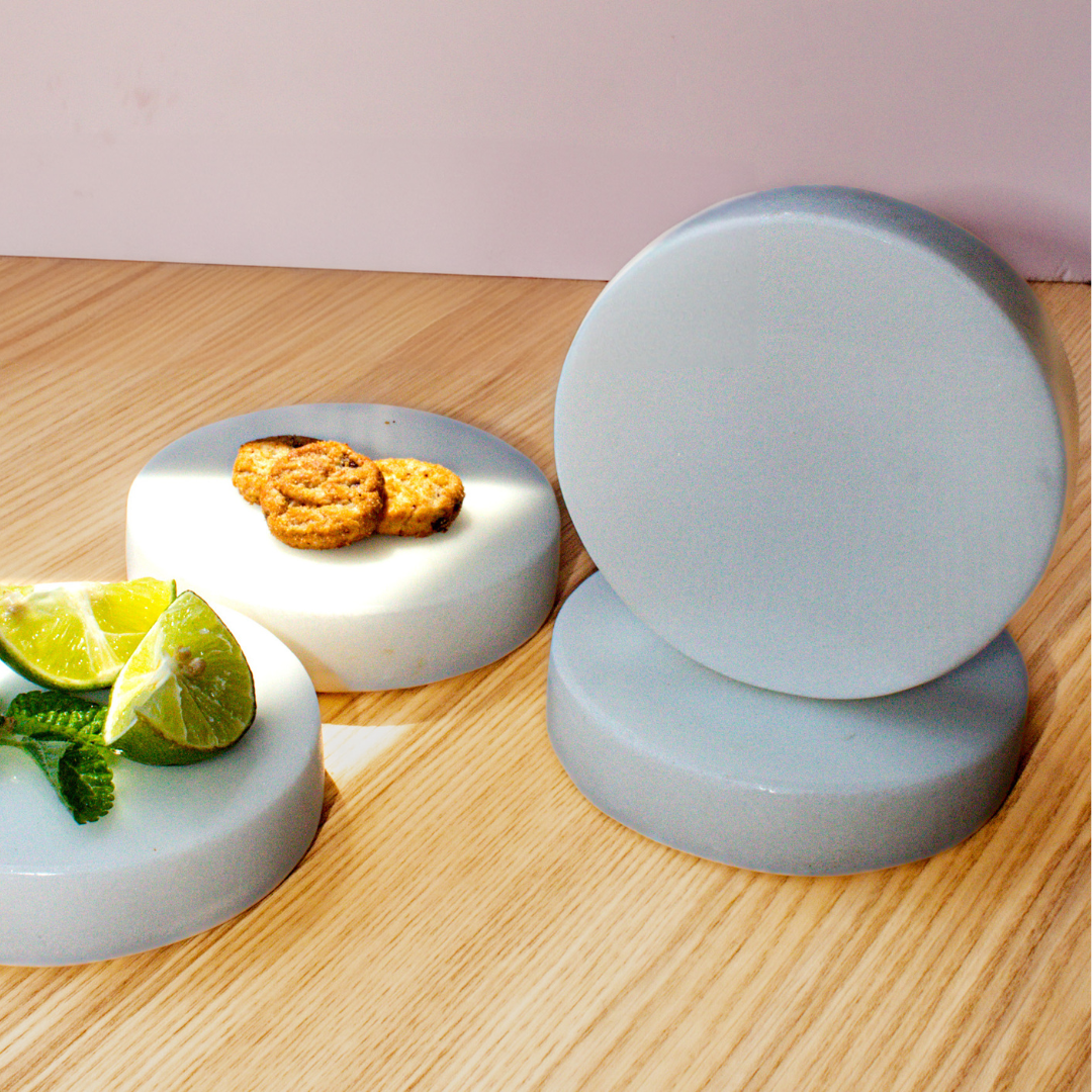 Posavasos de marmol (Set de 4)