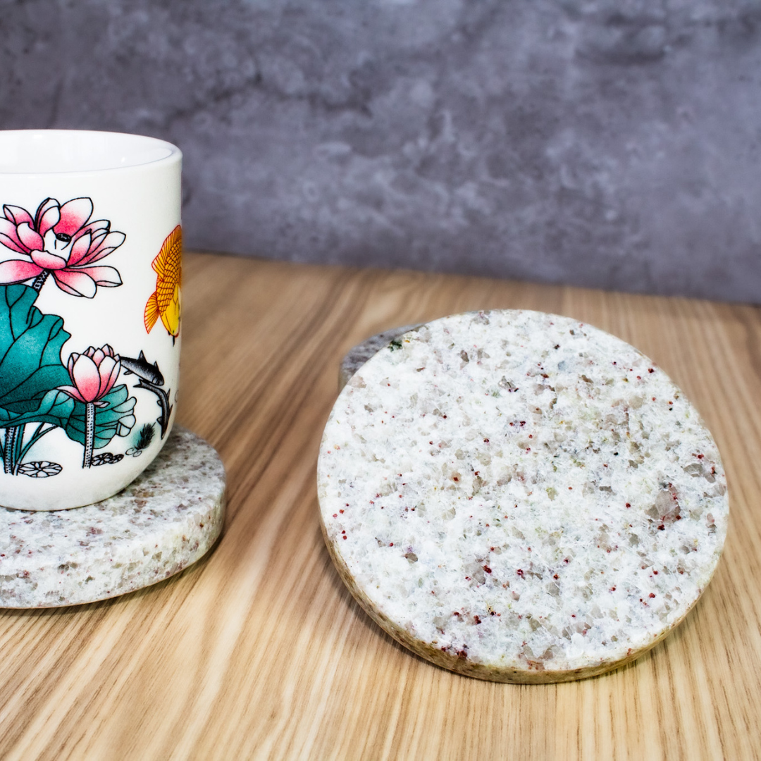 Posavasos de marmol (Set de 4)