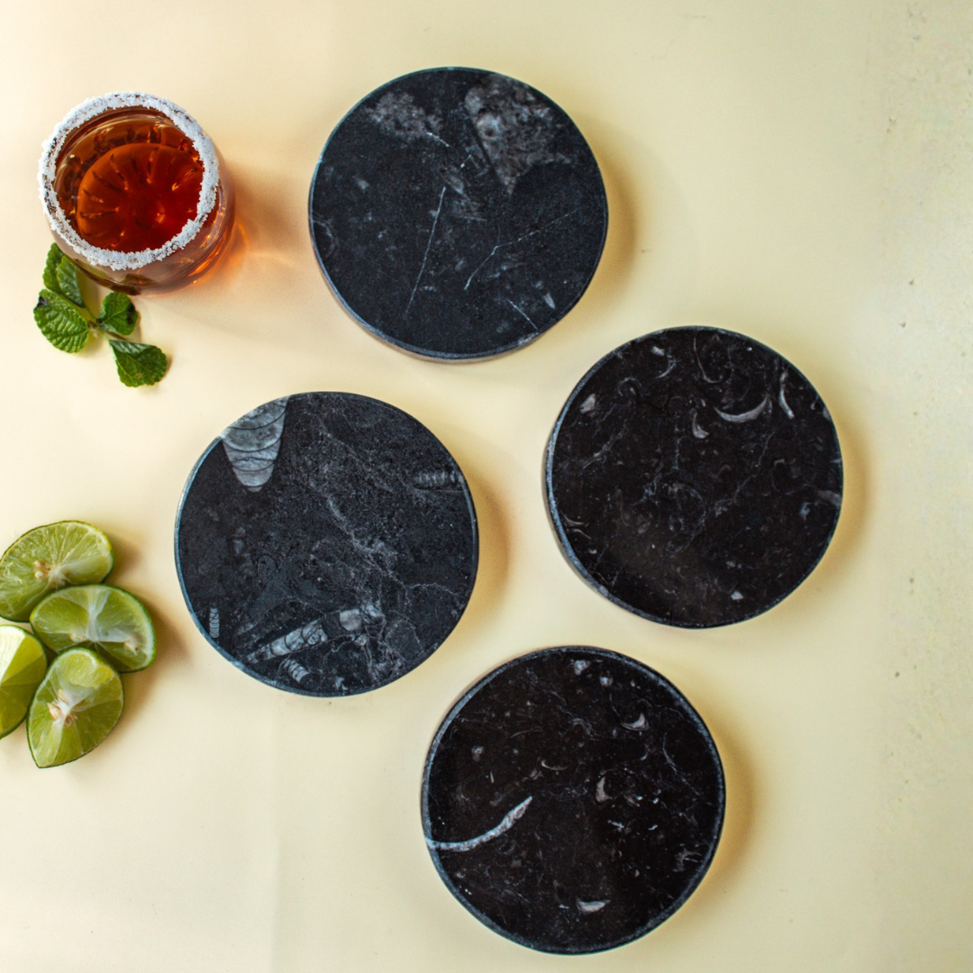Posavasos de marmol (Set de 4)