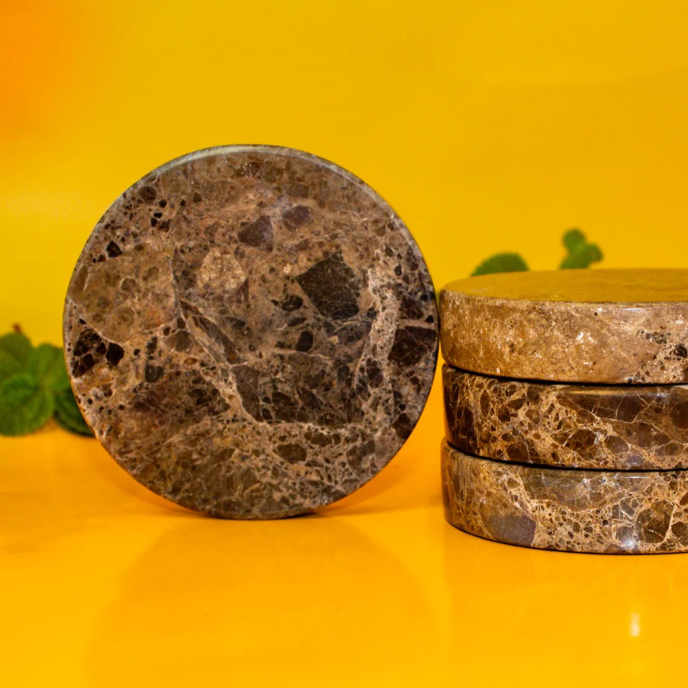 Posavasos de marmol (set de 6)