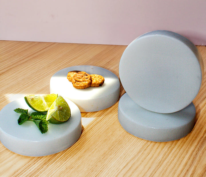 Posavasos de marmol - Set de 4