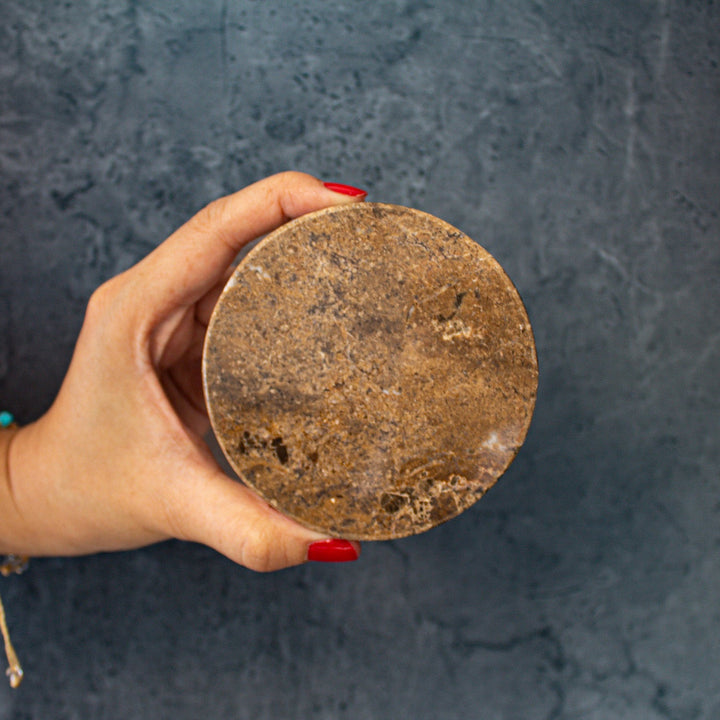 Posavasos de marmol (set de 6)