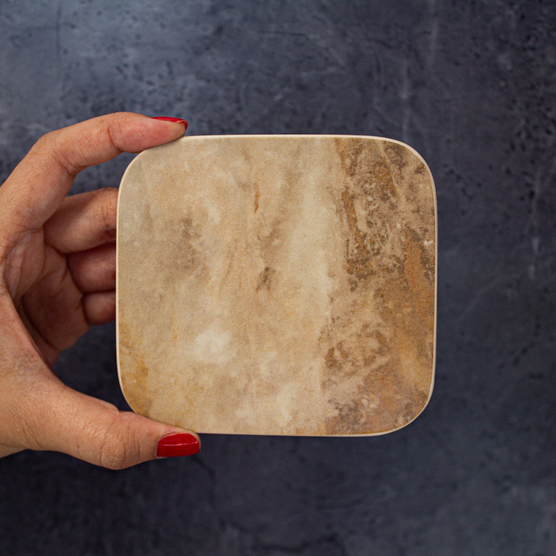 Posavasos de marmol (set de 6)